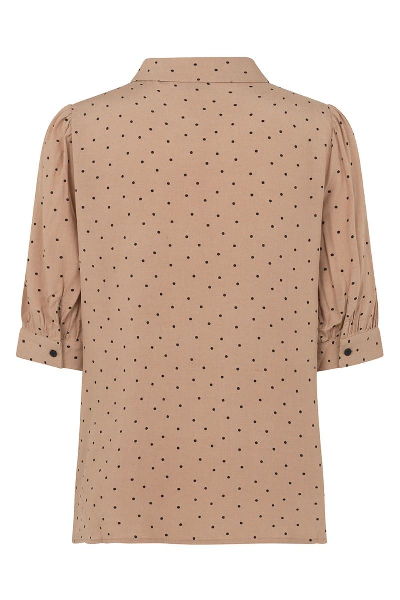 Modström - Skjorte - Talle Print Shirt - Camel Polka
