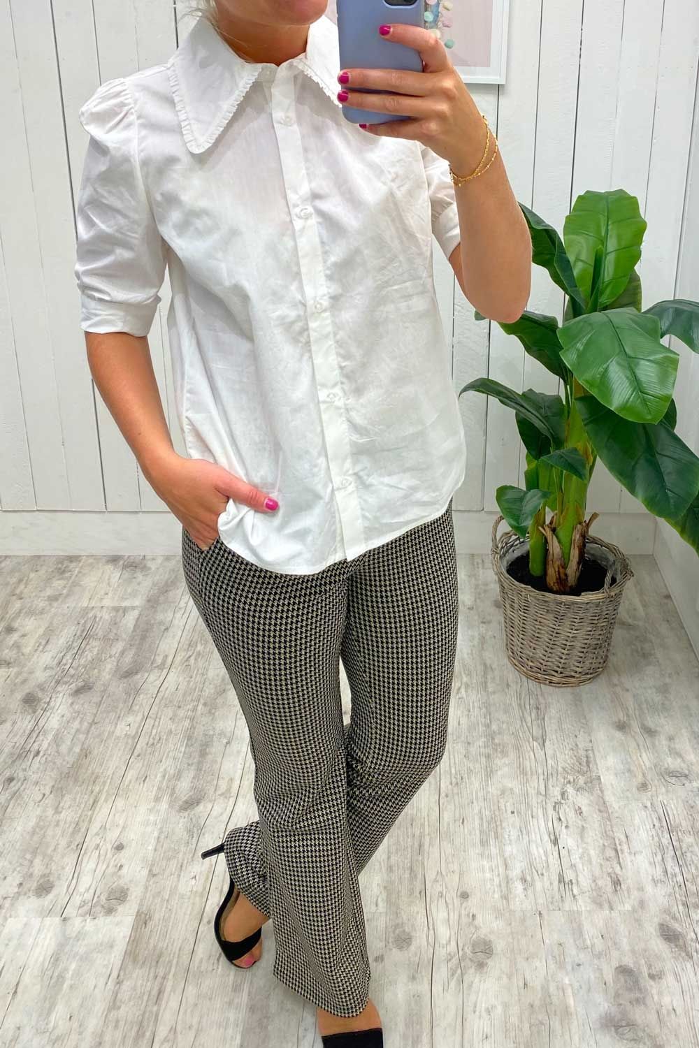 Modström - Skjorte - Tille Top - Off White