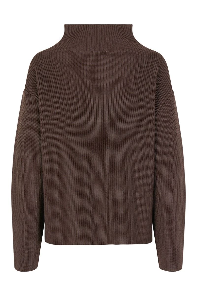 Modström - Strik - GalenMD T-Neck - Chocolate