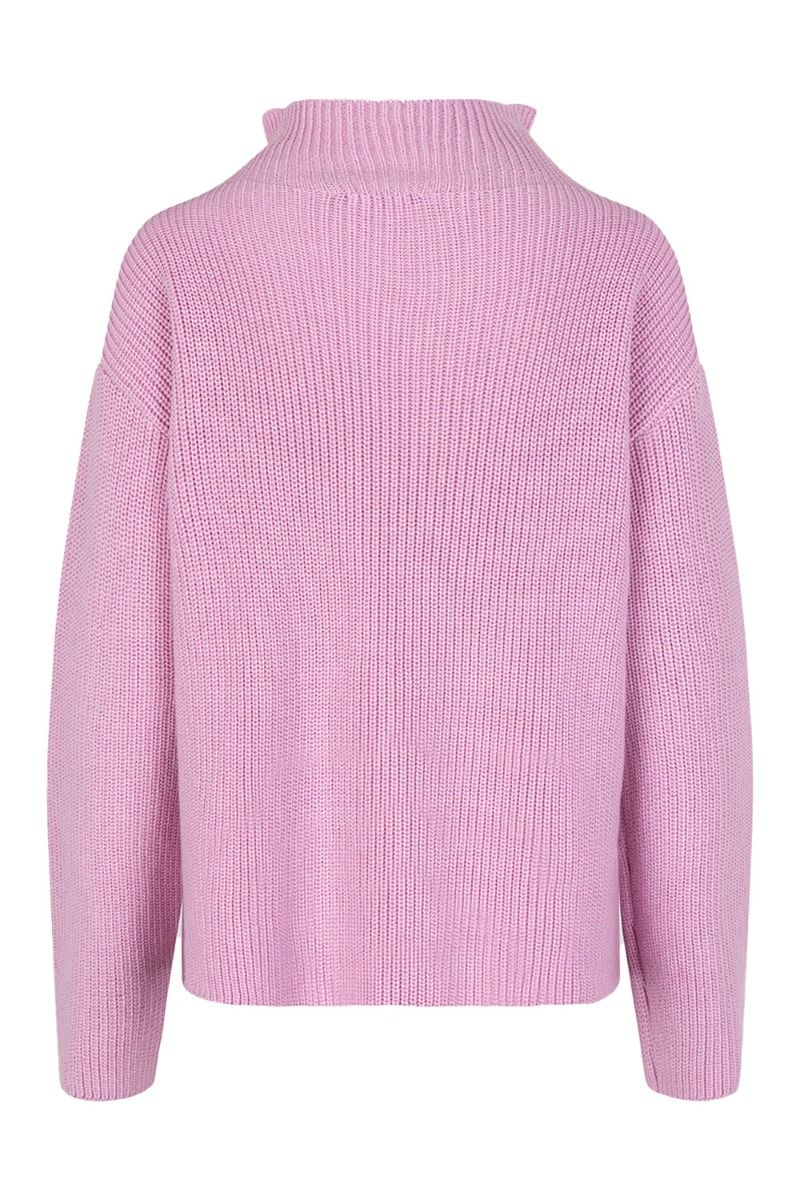 Modström - Strik - GalenMD T-Neck - Pastel Lavender