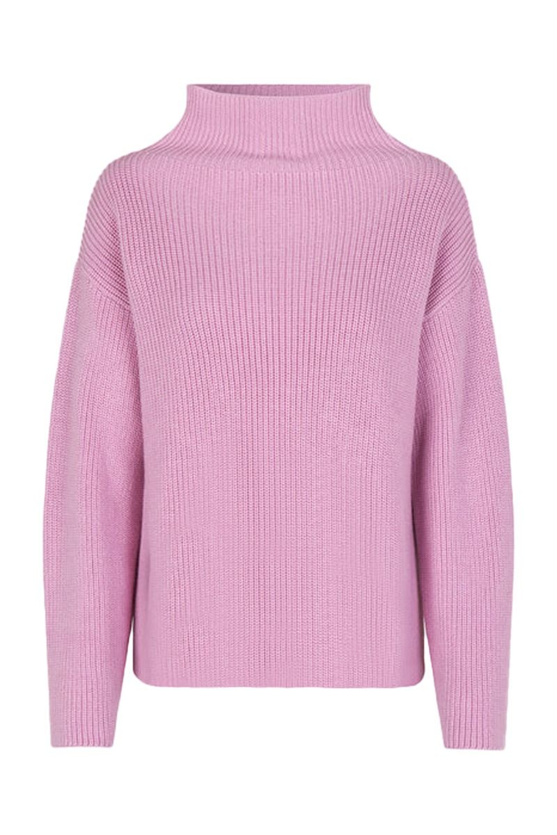 Modström - Strik - GalenMD T-Neck - Pastel Lavender