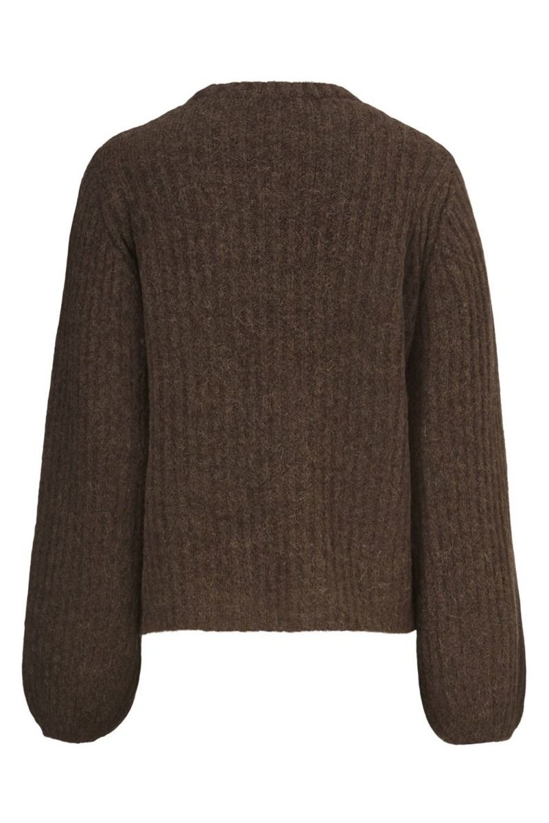 Modström - Strik - Goldie o-neck - Pecan