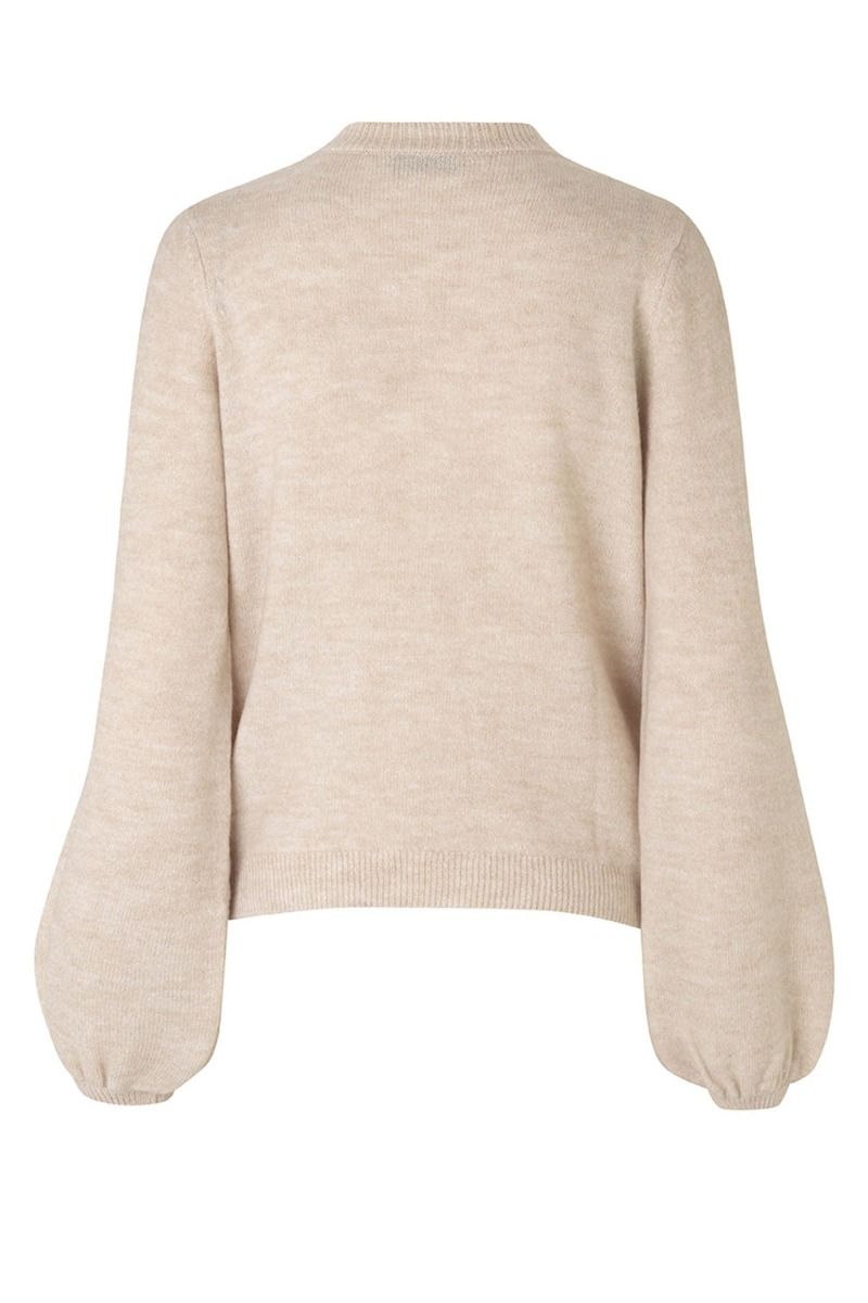 Modström - Strik - Olav O-Neck - Cream Milk