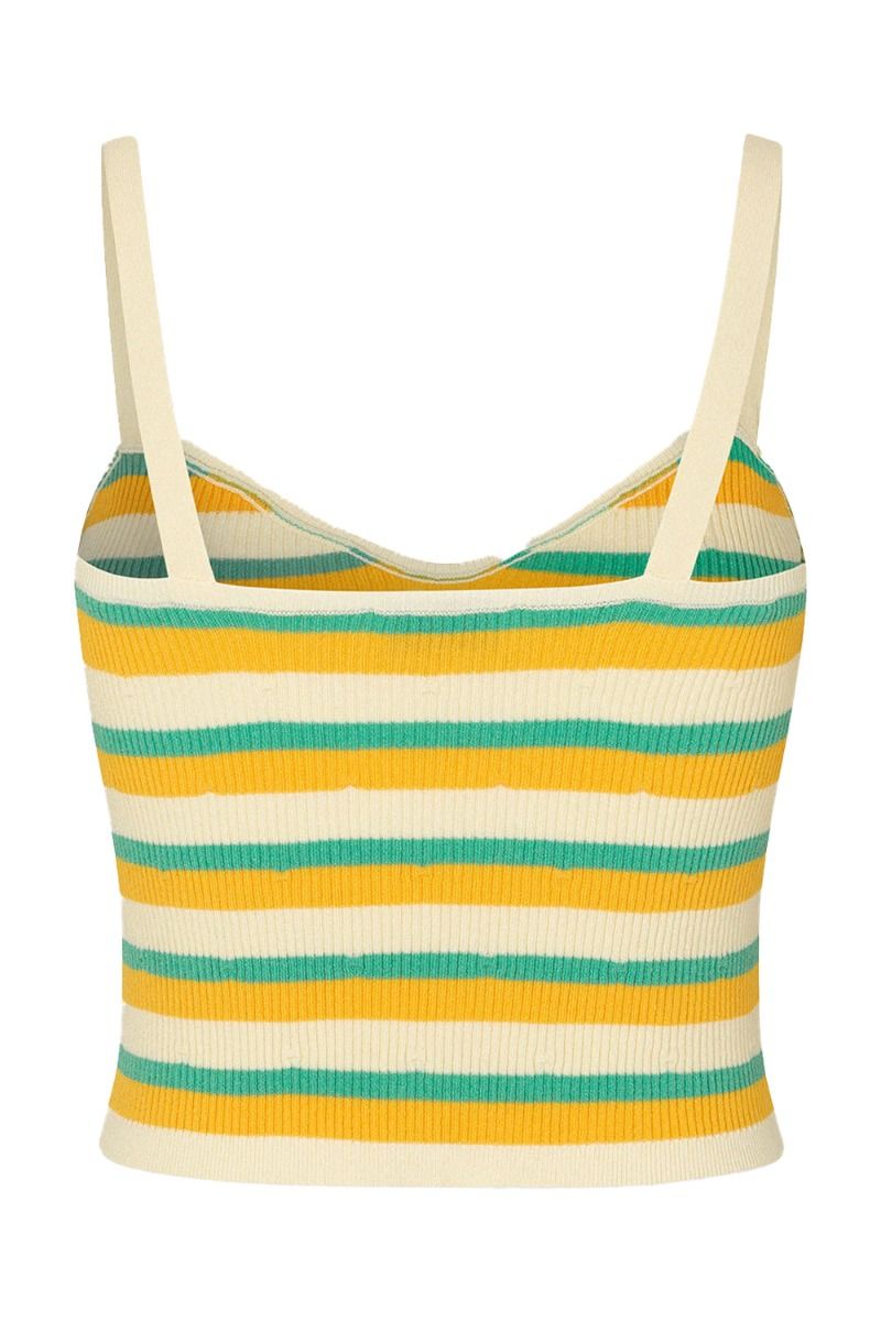 Modström - Top - DorisMD Top - Jade Gold Stripe