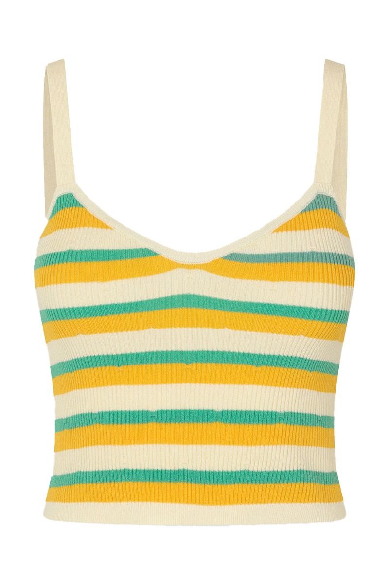 Modström - Top - DorisMD Top - Jade Gold Stripe