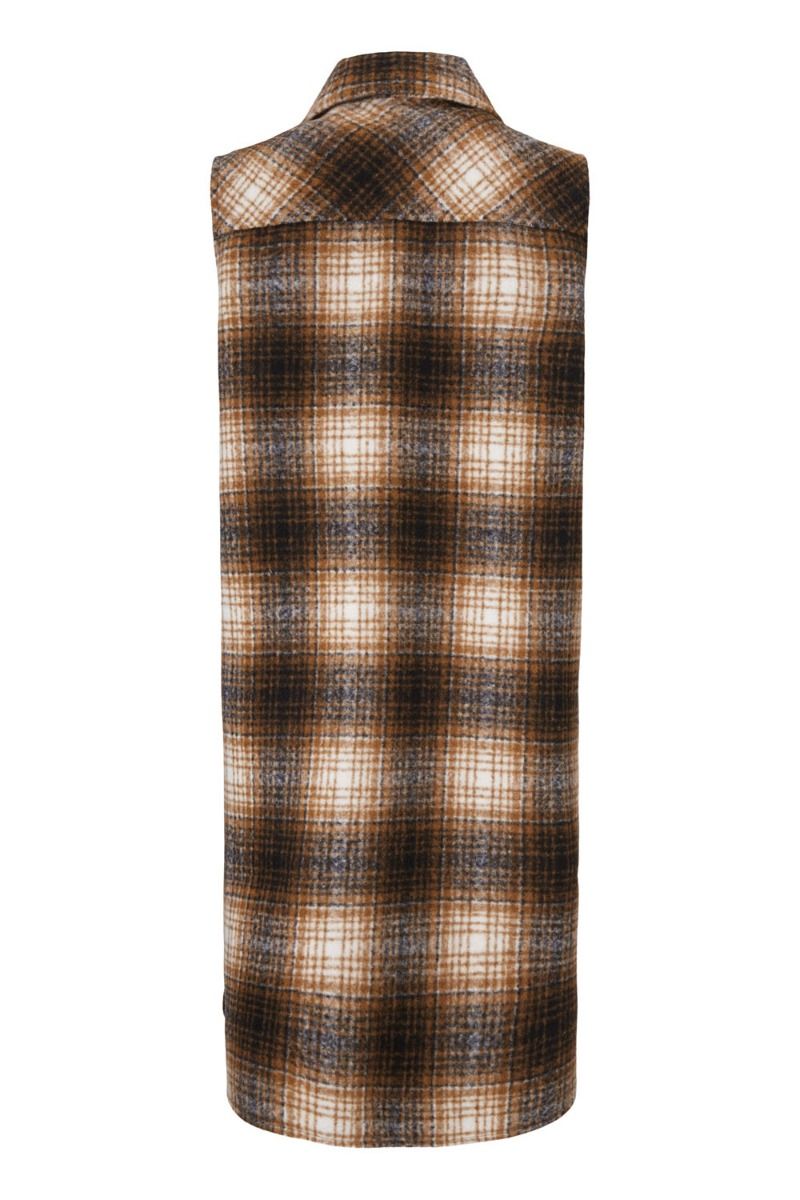 Modström - Vest - Kori Check Vest - Chipmunk Check