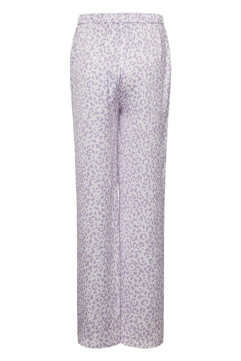 Noella - Bukser - Molly Pants - Lavender/offwhite