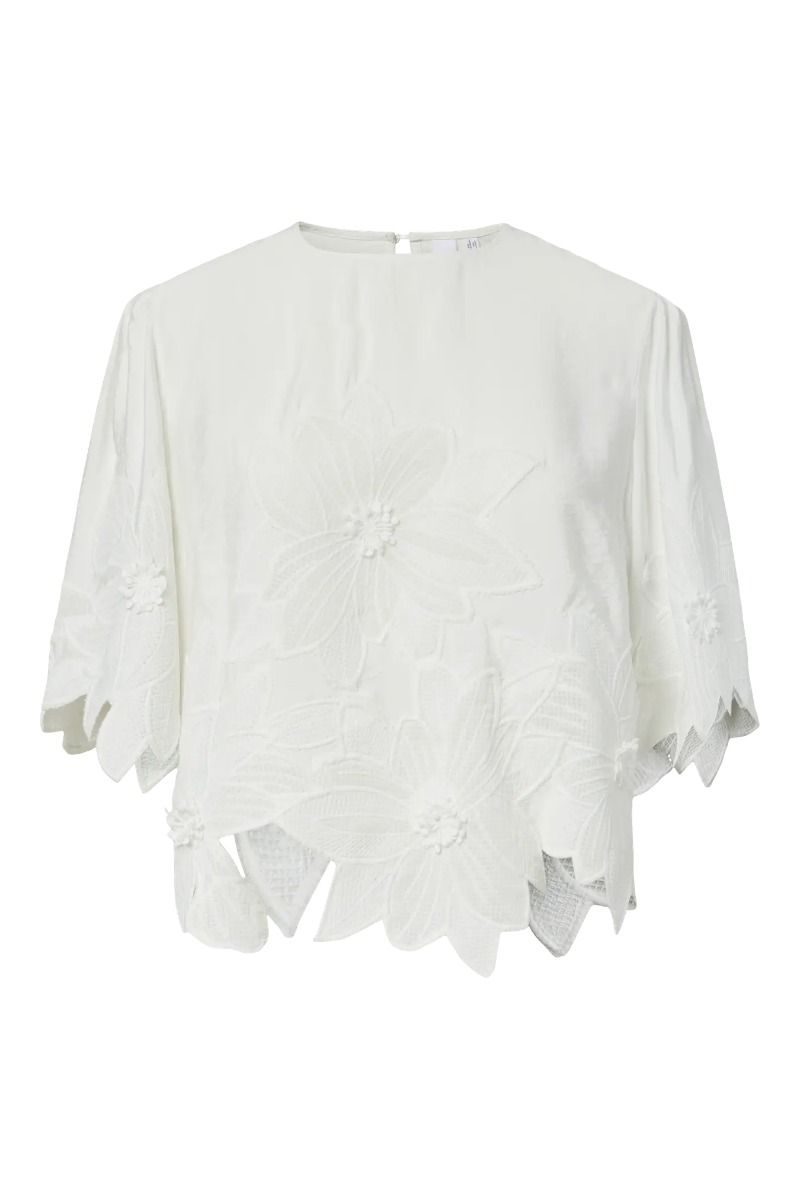 Y.A.S - Top - Mori 2/4 Top - Star White (Levering midt marts)