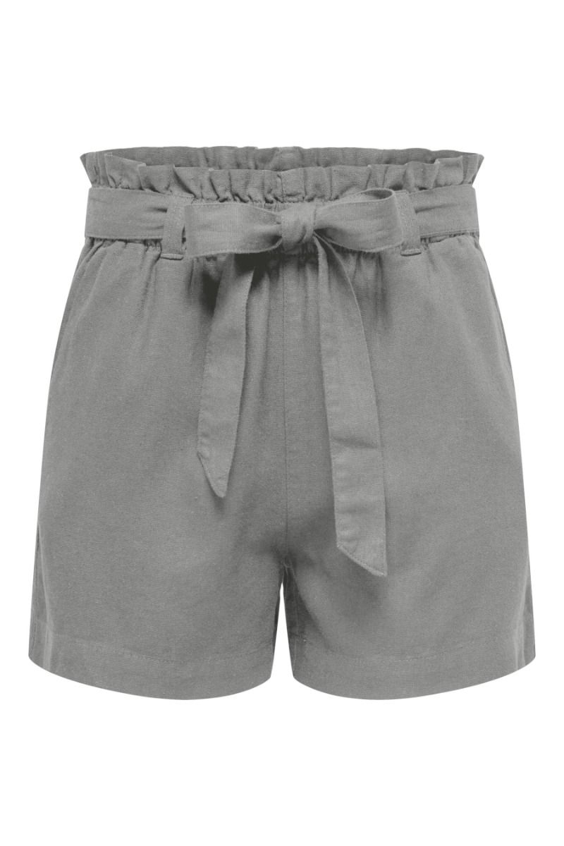 JDY - Shorts - Say MW Linen Belt Shorts - Wild Dove