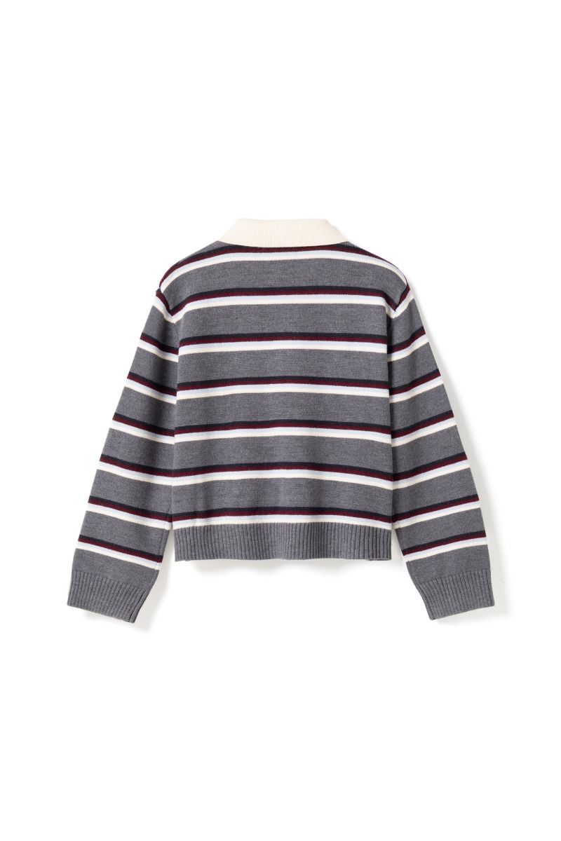 Noella - Bluse - N-Merryll Knit - Delissa Grey Stripe
