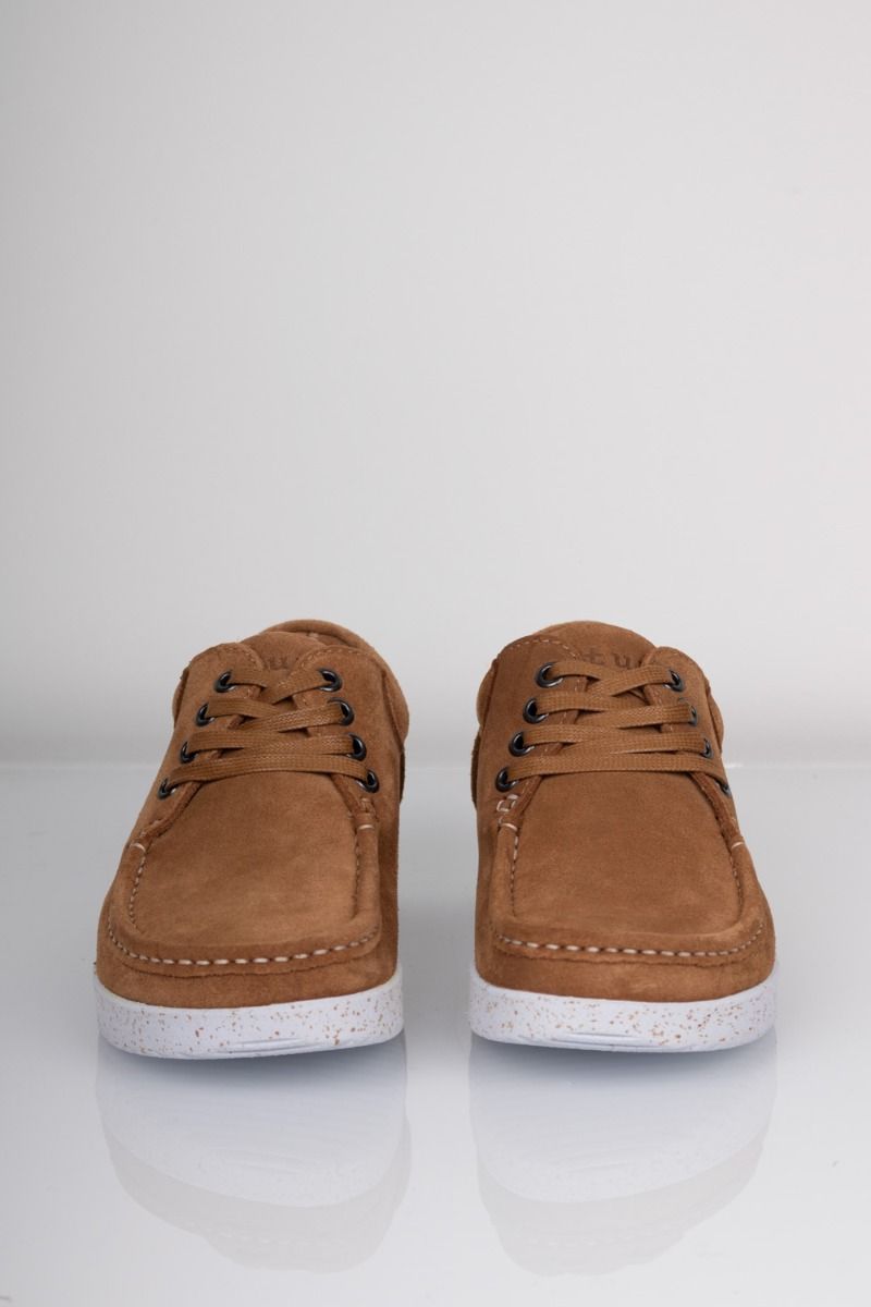 Nature - Sko - Anna Suede Rubber Sole - Toffee