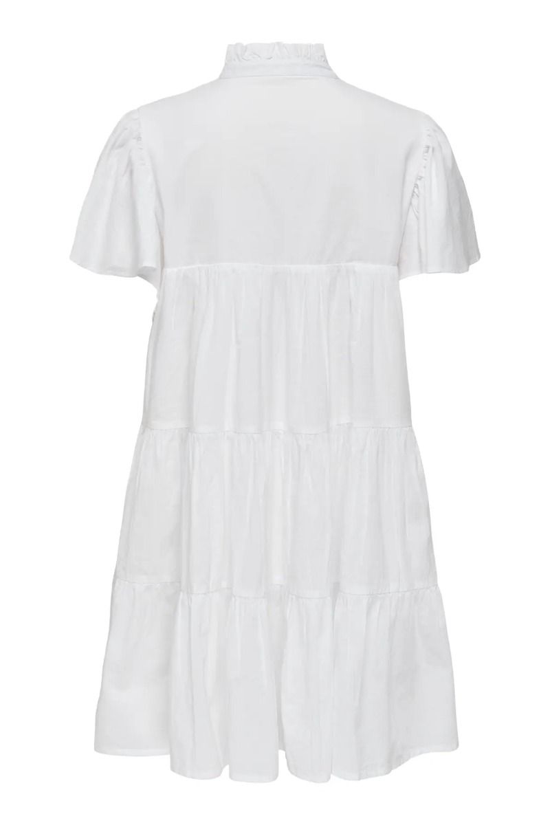 JDY - Kjole - Naya S/S Shirt Dress - Cloud Dancer
