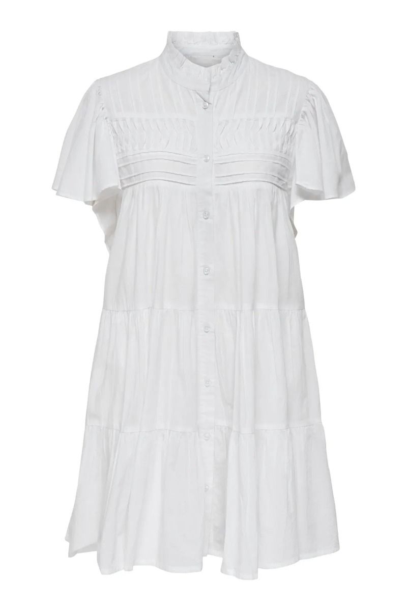JDY - Kjole - Naya S/S Shirt Dress - Cloud Dancer