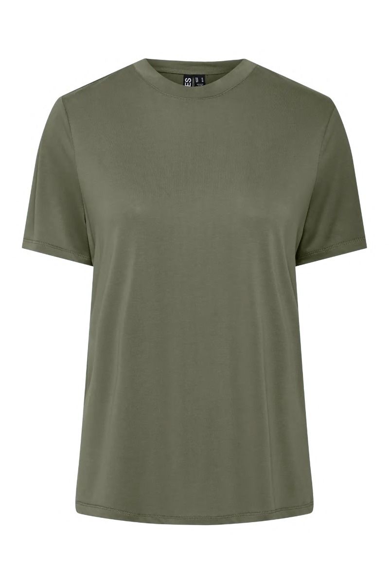Pieces - T-shirt - Anora SS Tee - Deep Lichen Green