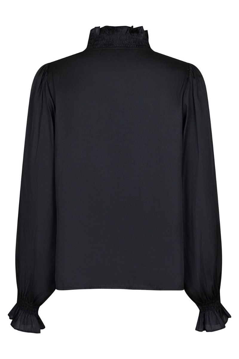 Neo Noir - Skjorte - Brielle Satin Blouse - Black