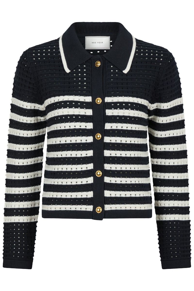 Neo Noir - Cardigan - Effie Knit Cardigan - Navy
