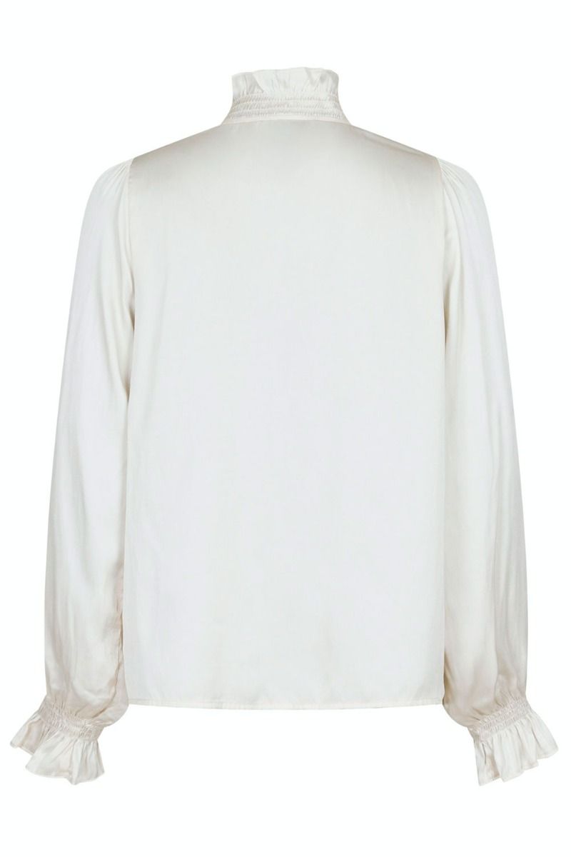 Neo Noir - Bluse - Brielle Satin Blouse - Off White