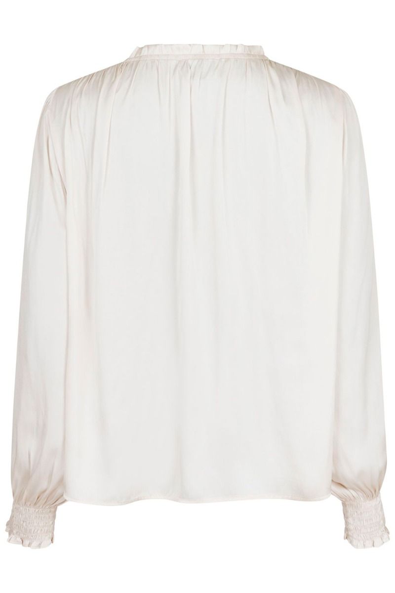 Neo Noir - Bluse - Lucie Satin Blouse - Off White