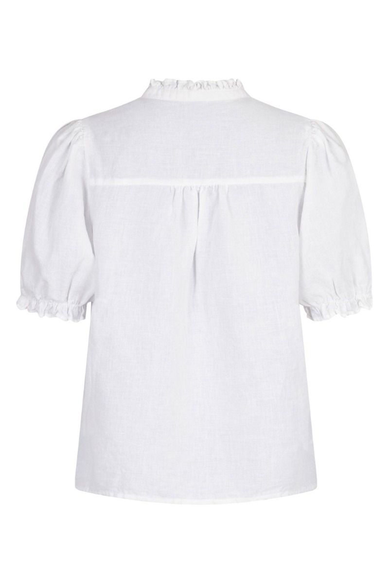 Neo Noir - Bluse - Odesa Linen Blouse - White