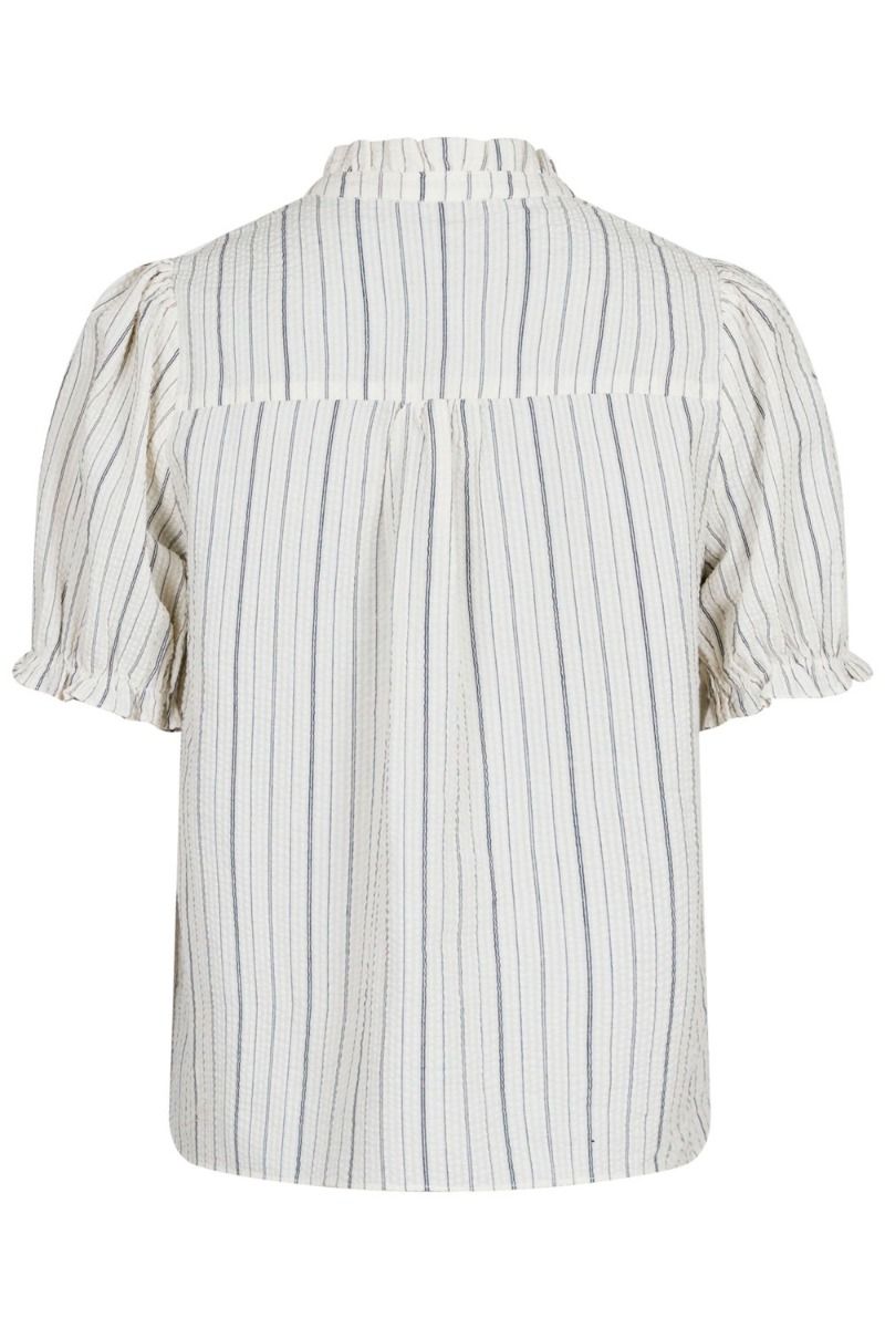 Neo Noir - Bluse - Odesa Stripe Blouse - Off White