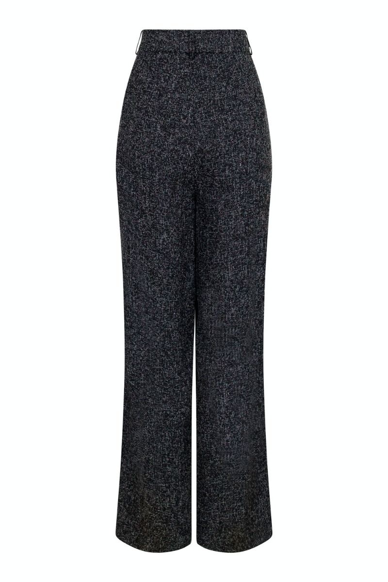 Neo Noir - Bukser - Alessandra Salt N Peppar Pants - Black