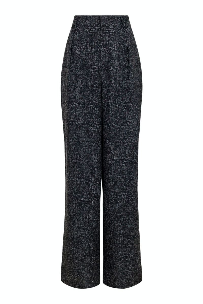Neo Noir - Bukser - Alessandra Salt N Peppar Pants - Black