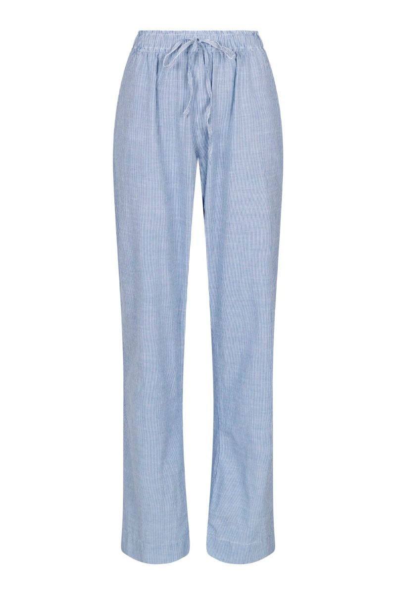 Neo Noir - Bukser - Sonar Mini Stripe Pants - Blue