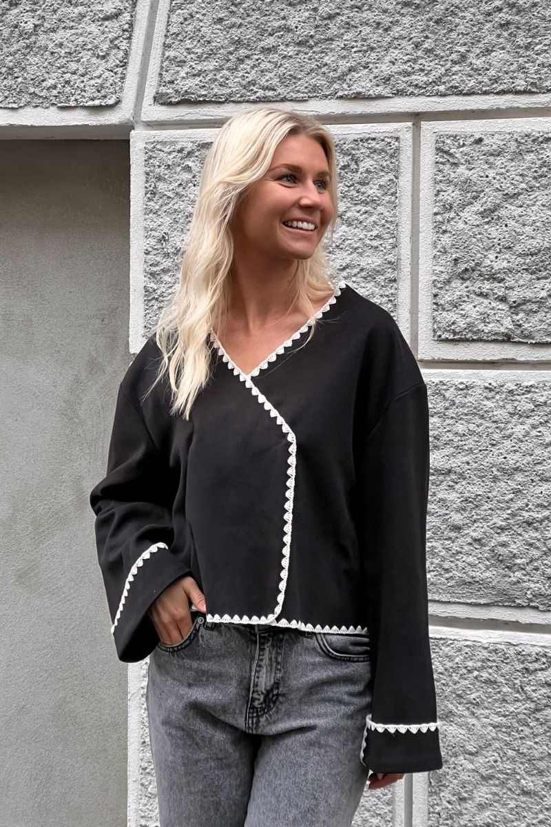 Neo Noir - Jakke - Malikka Contrast Jacket - Black