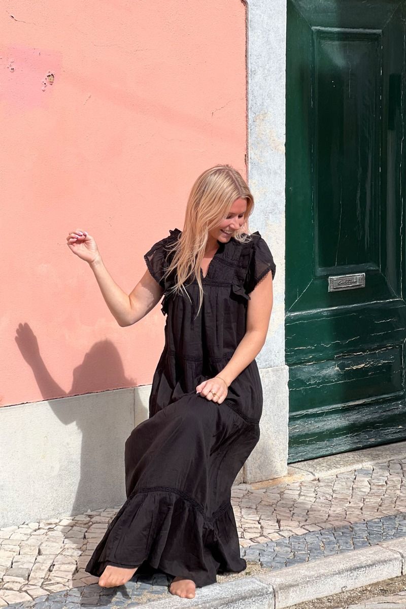 Neo Noir - Kjole - Ankita S Voile Dress - Black