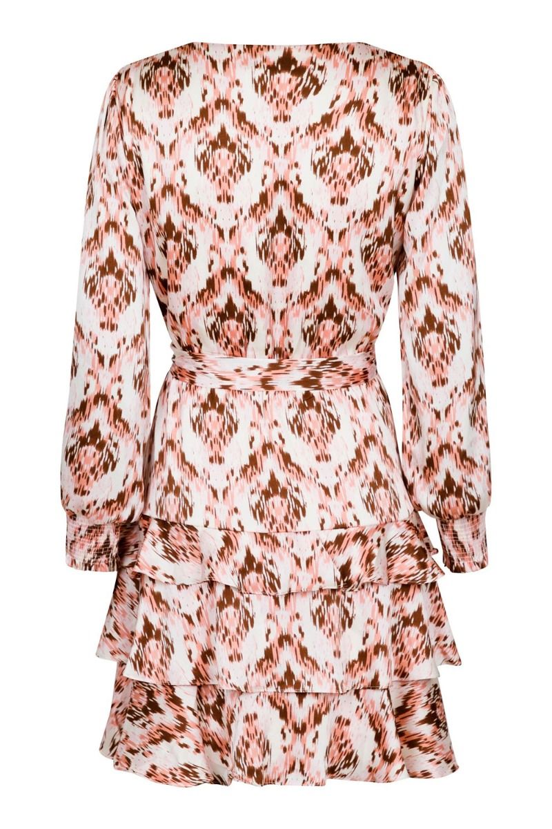 Neo Noir - Kjole - Dennie Distress Aztec Dress - Off White