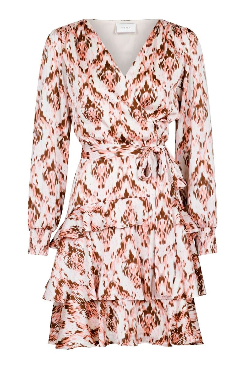 Neo Noir - Kjole - Dennie Distress Aztec Dress - Off White