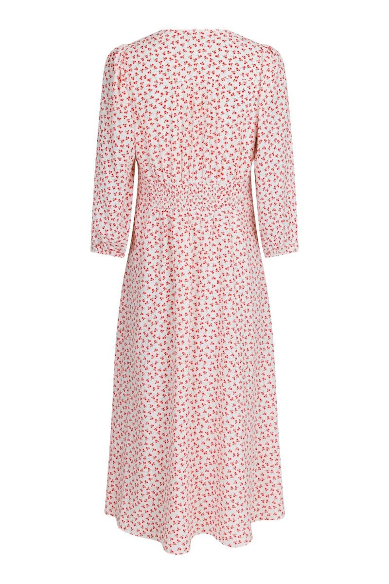 Neo Noir - Kjole - Olana Daisy Dress - Flower Red