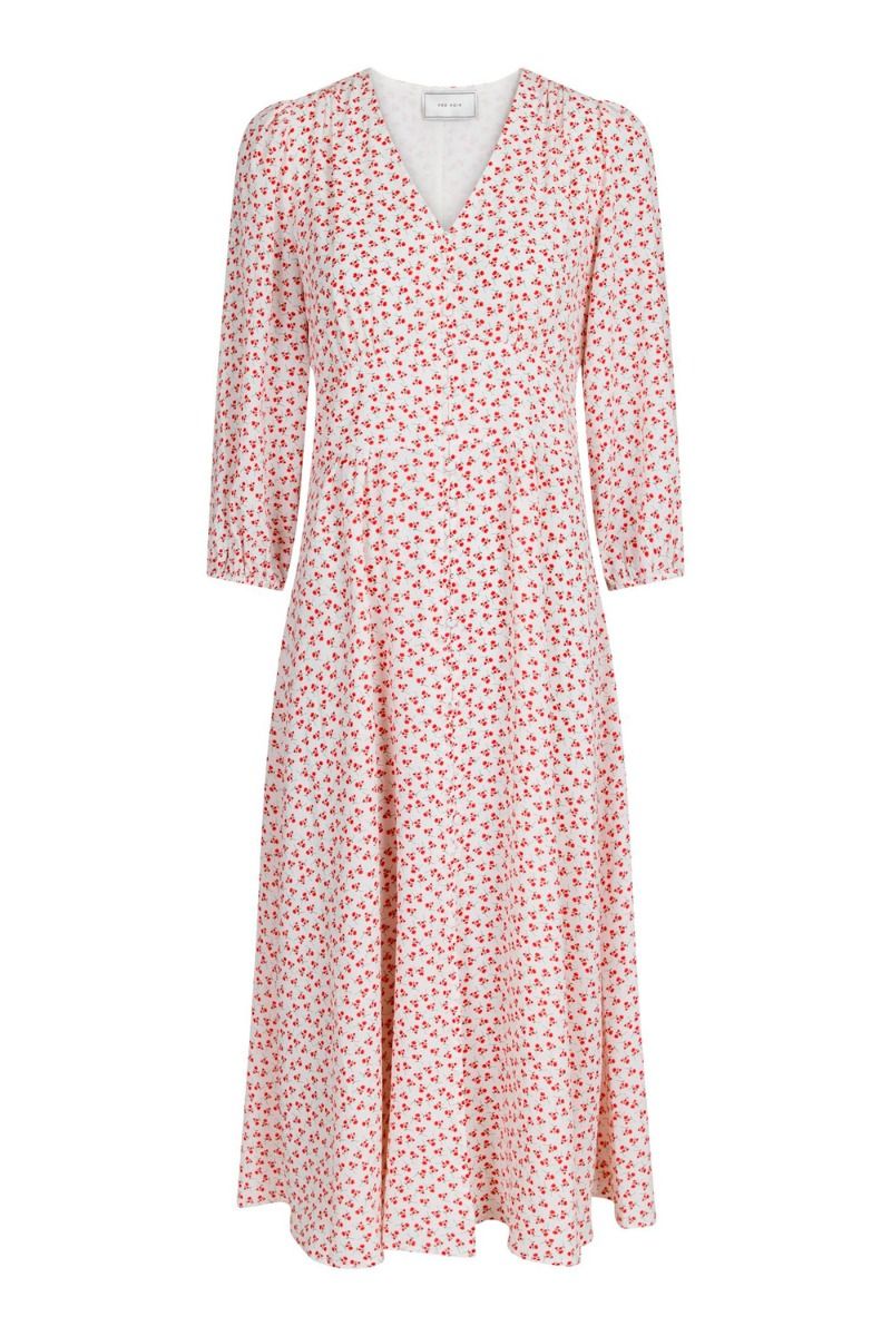 Neo Noir - Kjole - Olana Daisy Dress - Flower Red