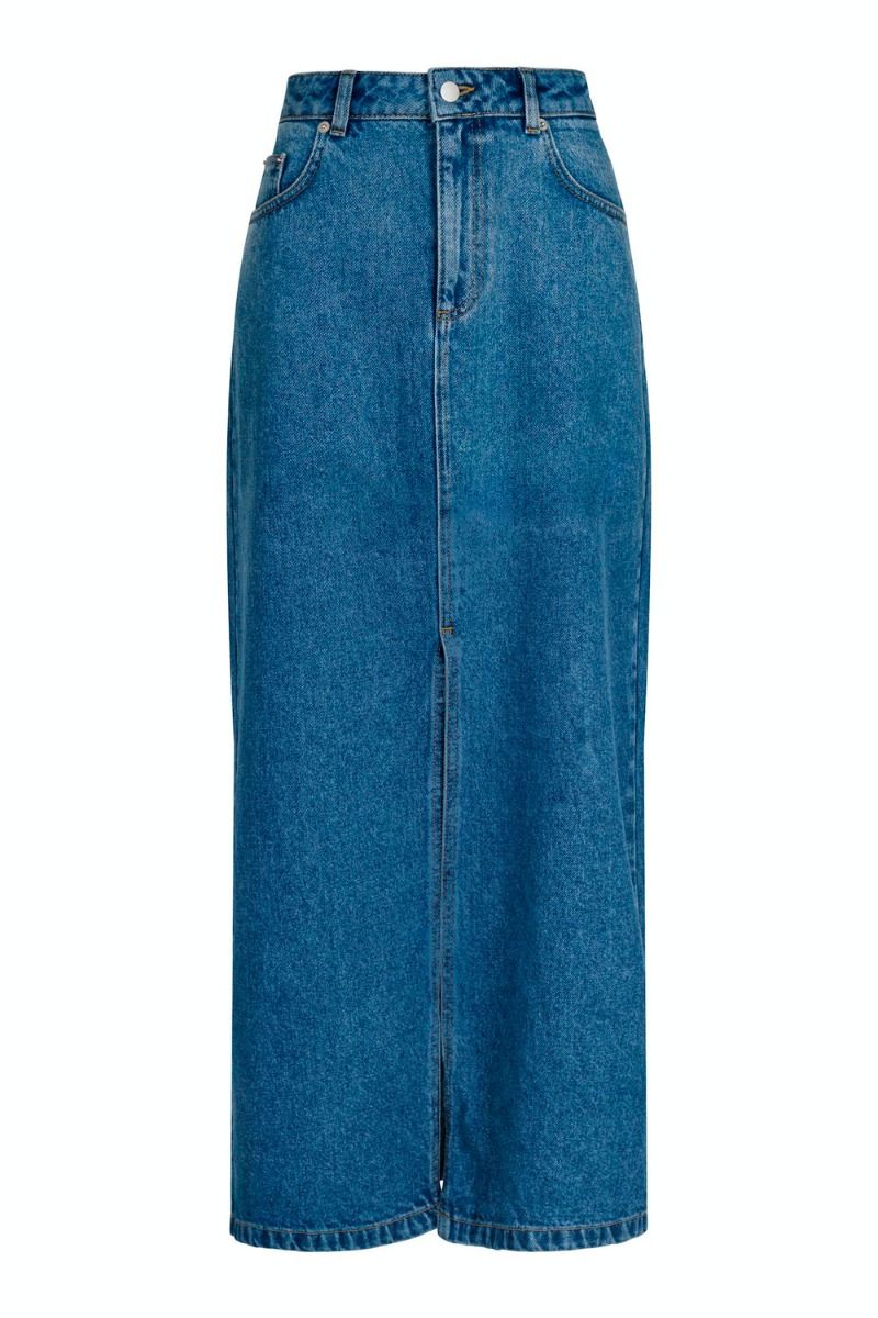 Neo Noir - Nederdel - Frankie D Skirt - Vintage Blue