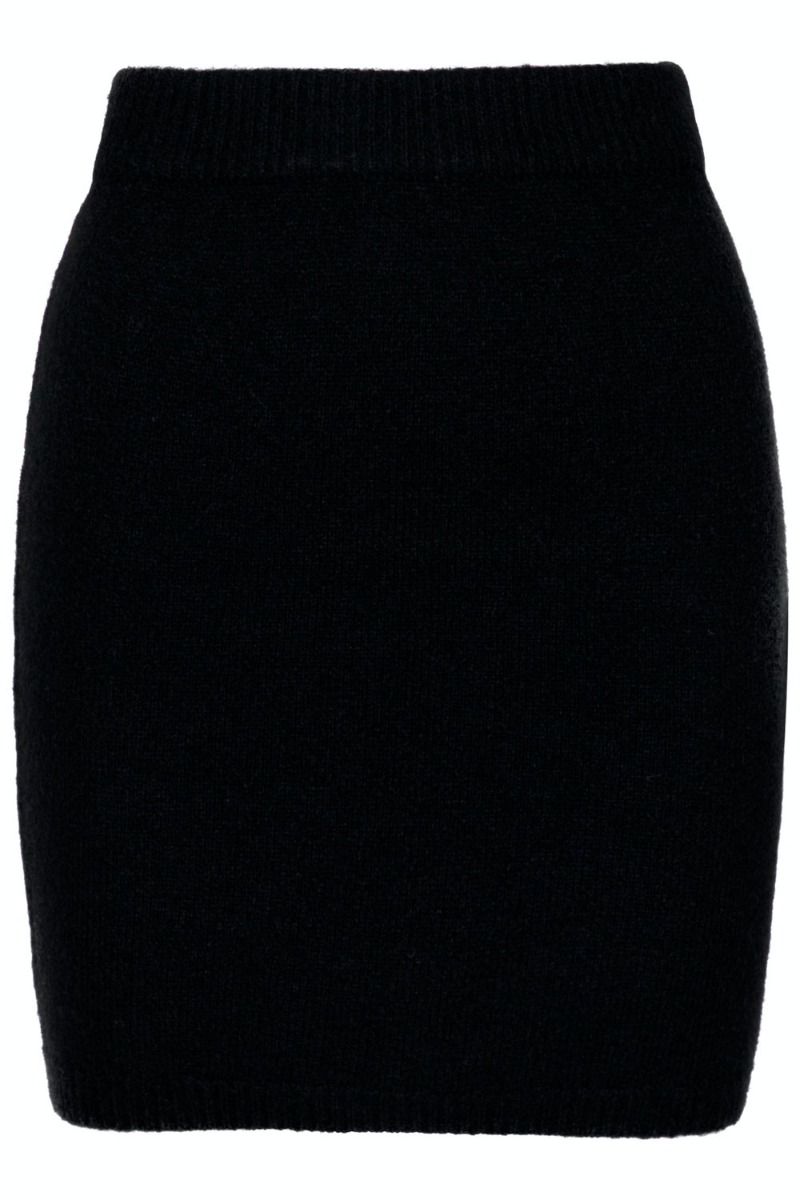 Neo Noir - Nederdel - Marie Knit Skirt - Black