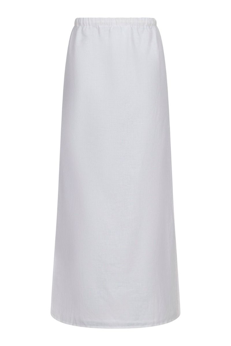 Neo Noir - Nederdel - Noa Linen Skirt - White