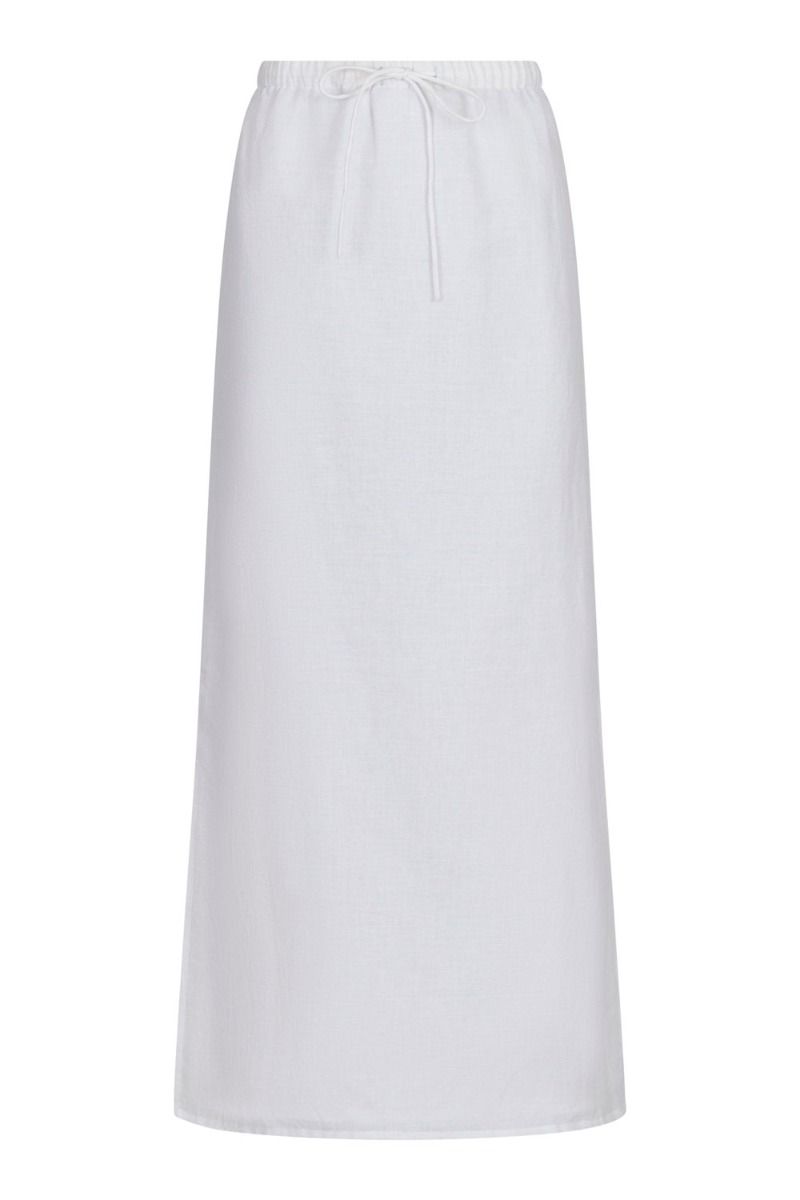 Neo Noir - Nederdel - Noa Linen Skirt - White