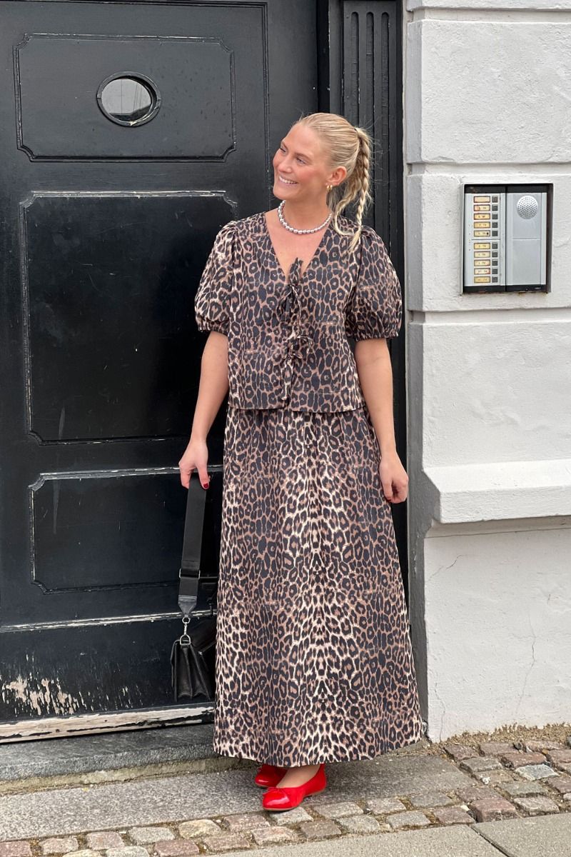 Neo Noir - Nederdel - Yara Leo Long Skirt - Leopard 