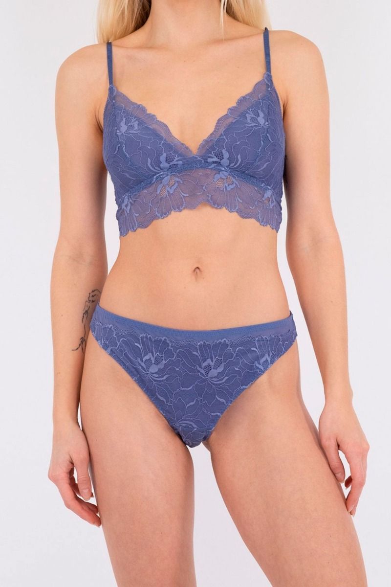Neo Noir - BH - Skin Clementine Bra - Dusty Blue