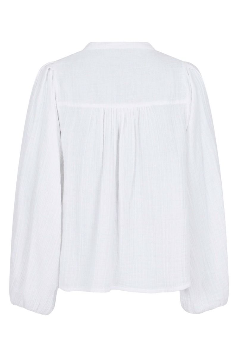 Neo Noir - Bluse - Mimmi Gauze Blouse - White