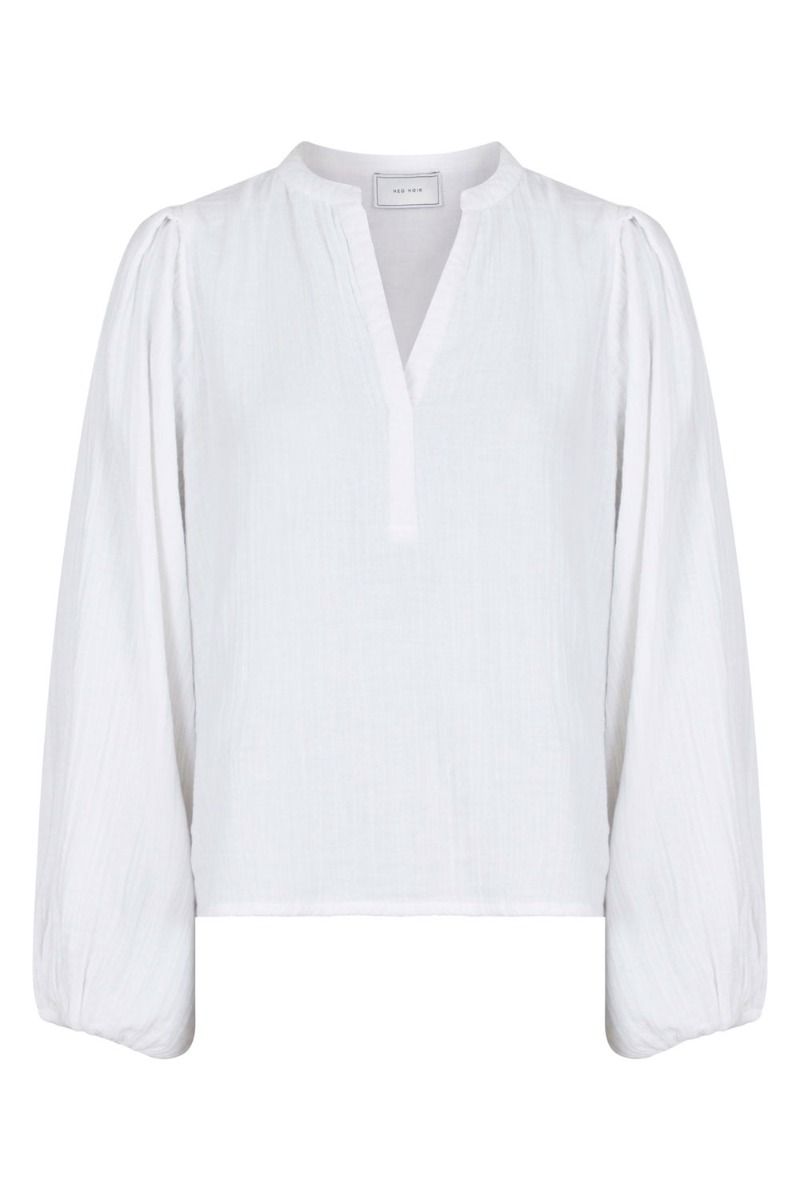 Neo Noir - Bluse - Mimmi Gauze Blouse - White