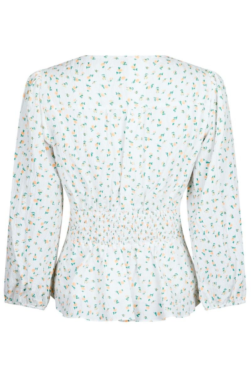 Neo Noir - Bluse - Mirala Fine Flower Blouse - White