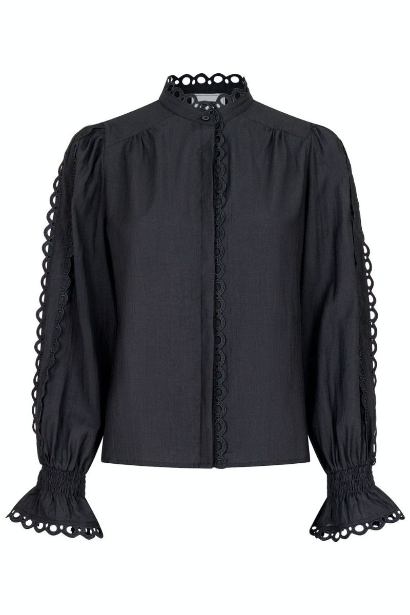 Neo Noir - Bluse - Sassie Shirt - Black