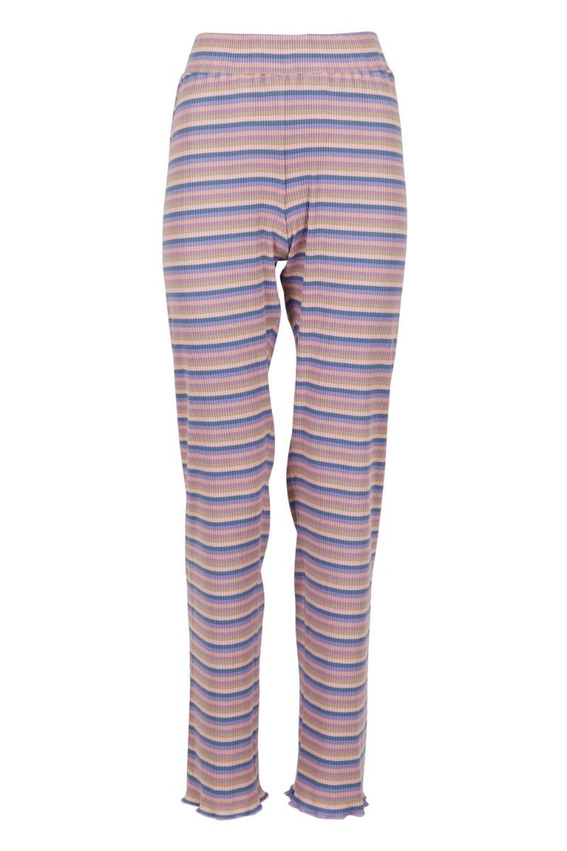 Neo Noir - Bukser - Ricco Rib Pants - Lavender