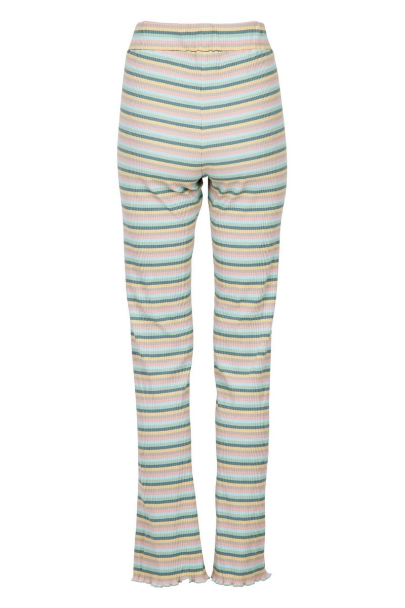 Neo Noir - Bukser - Ricco Rib Pants - Mint