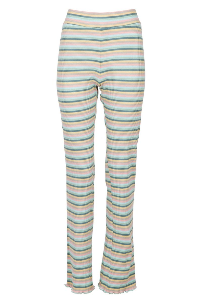 Neo Noir - Bukser - Ricco Rib Pants - Mint