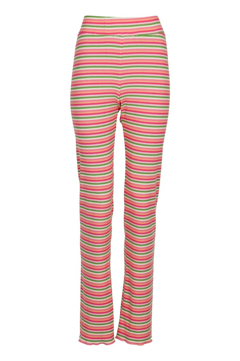Neo Noir - Bukser - Ricco Rib Pants - Pink
