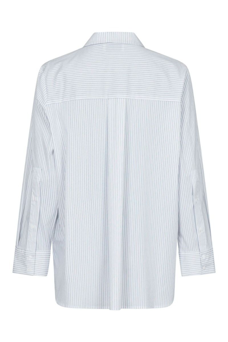 Neo Noir - Skjorte - Gili Stripe Shirt - White