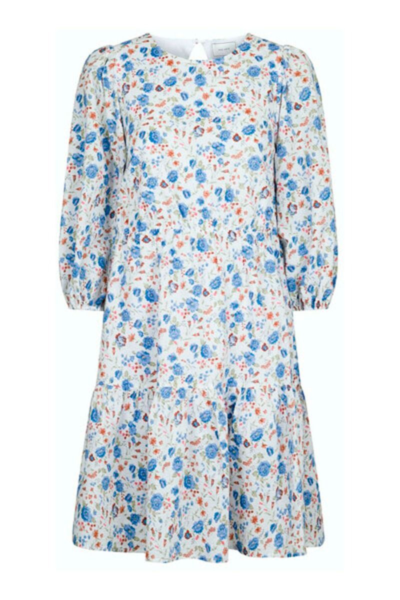 Neo Noir - Kjole - Dayana Big Flower - White