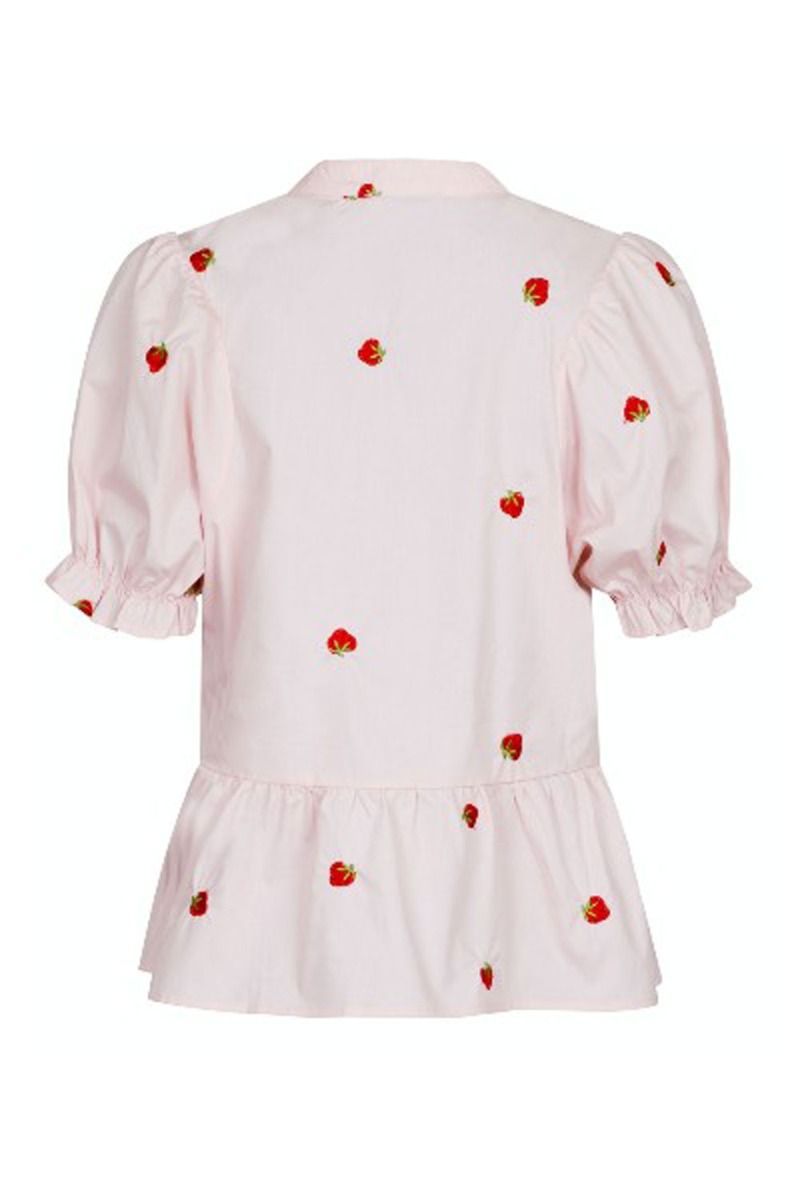 Neo Noir - Skjorte - Savy Strawberry Blouse - Light Pink